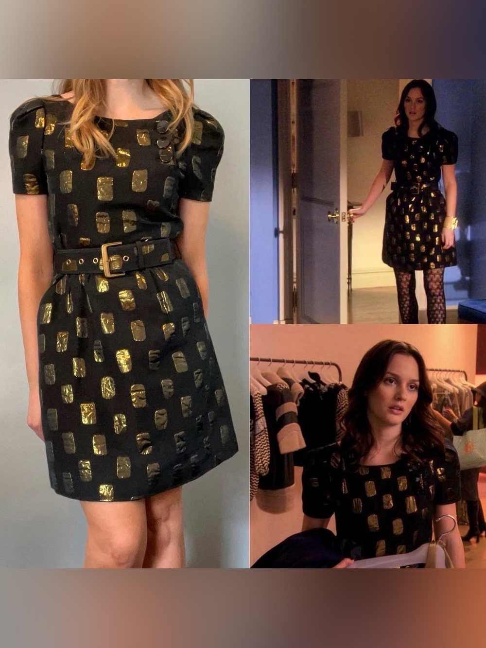 Marc by Marc Jacobs Lurex Dress Gossip Girl